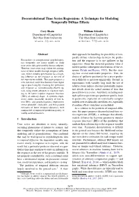 Deconvolutional Time Series Regression: a Technique for Modeling Temporally Diffuse Effects
