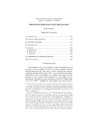 Open Source Semiconductor Core Licensing