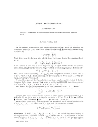 Set Known As the Cantor Set. Consider the Clos