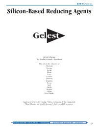 Silicon-Based Reducing Agents