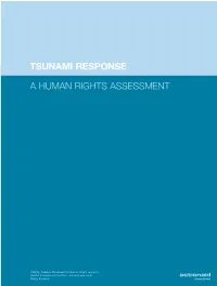 Tsunami Response, a Human Rights Assessment