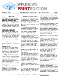 June 26, 2007 the Free-Content News Source That You Can Write! Page 1