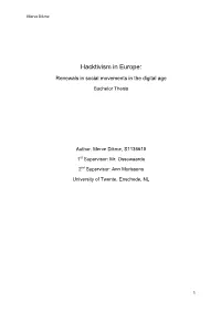 Hacktivism in Europe