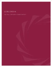 Concordia Summit Report Page Header Text