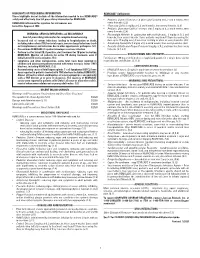 1 HIGHLIGHTS of PRESCRIBING INFORMATION These Highlights Do Not Include All the Information Needed to Use REMICADE® Safely