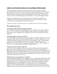 Guide to the Stoeckel Archives of Local History Photographs