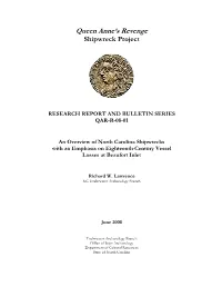 An Overview of NC Shipwrecks with an Emphasis on Eighteenth-Century