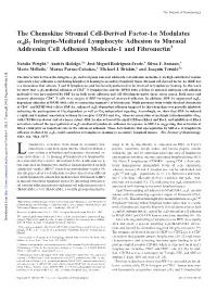 And Fibronectin Mucosal Addressin Cell Adhesion Molecule-1 Integrin-Mediated Lymphocyte Adhesion to 7Β4 Α Modulates Α Factor