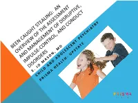 Disruptive, Impulse-Control, and Conduct Disorders