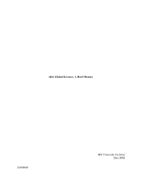 IBM Global Services: a Brief History