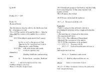 Psalm of David -David Expresses How He Will Live His Life Before God By