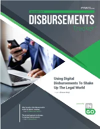 Using Digital Disbursements to Shake up the Legal World