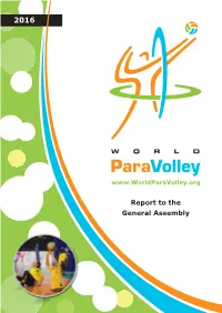 2016 World Paravolley General Assembly Report