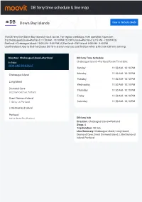 DB Ferry Time Schedule & Line Route