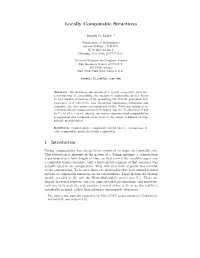Locally Computable Structures