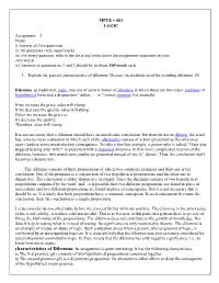 MPYE – 001 LOGIC Assignment