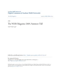 The Webb Magazine 2005, Summer/Fall