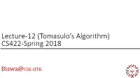 Tomasulo's Algorithm