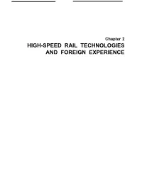U.S. Passenger Rail Technologies (Part 5 Of