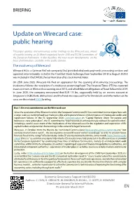 Update on Wirecard Case: Public Hearing