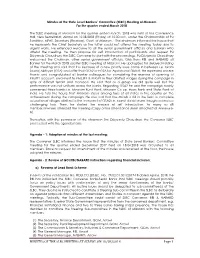 MINUTES of the SLBC MEETING at AIZAWL on 10/08/2018 Page 1