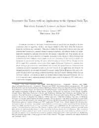 Regressive Sin Taxes, with an Application to the Optimal Soda Tax