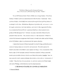 The Book of Daniel and Its Canonical Variance: How a Hermeneutic of Wisdom Keeps the Book “Mobile”
