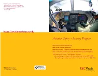2020 Aviation Safety + Security Program