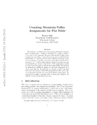 Counting Mountain-Valley Assignments for Flat Folds