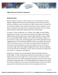 Flight Behavior by Barbara Kingsolver ______