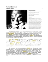 James Baldwin