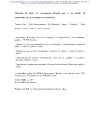 Microbial Life Under Ice: Metagenome Diversity and in Situ Activity Of