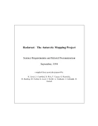 Radarsat: the Antarctic Mapping Project