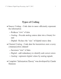 Source Coding