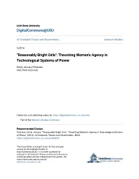 Theorizing Women's Agency in Technological Systems of Power
