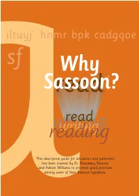This Descriptive Guide for Educators and Publishers Has Been Created by Dr