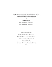 Global-Scale, Nonlinearly-Generated Waves in the Space-Atmosphere Interaction Region
