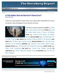 Is This Hidden Gem the Best Sci-Fi Series Ever? by Steve Sternberg
