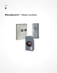 Meter Sockets — D