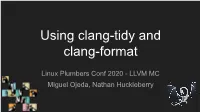 Using Clang-Tidy and Clang-Format.Pdf
