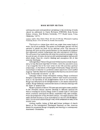 61- BOOK REVIEW SECTION (All Inquiries and Correspondence