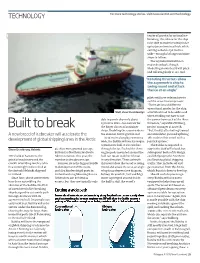 Built to Break the Larger Classes of Container Project Manager at Arctech