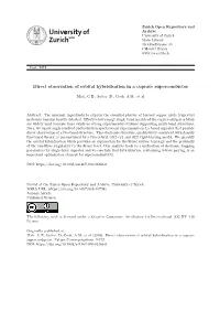 Direct Observation of Orbital Hybridisation in a Cuprate Superconductor