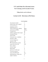 FEL Physics Summary