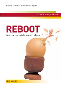 REBOOT Innovative Twists on Old Ideas