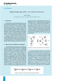 Research Articles Diphenyl Phosphorazidate (DPPA) − More