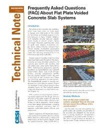 About Flat Plate Voided Concrete Slab Systems