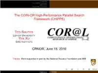 Chipps Framework Applications Results and Conclusions