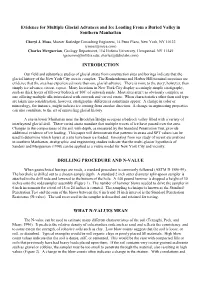 Evidence for Multiple Glacial Advances and Ice Loading from a Buried Valley in Southern Manhattan INTRODUCTION DRILLING PROCEDUR