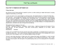 Field Trips and Reports